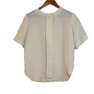 3 for $30! Jessica off white vintage short sleeve blouse
